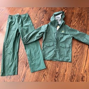 Bass Pro Shop Size Small Youth Rain Suit Jacket And Pants